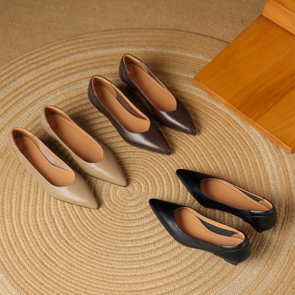 Nera Genuine Leather Heels