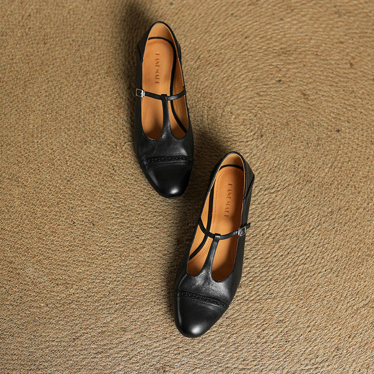 Graneth Genuine Leather Flats