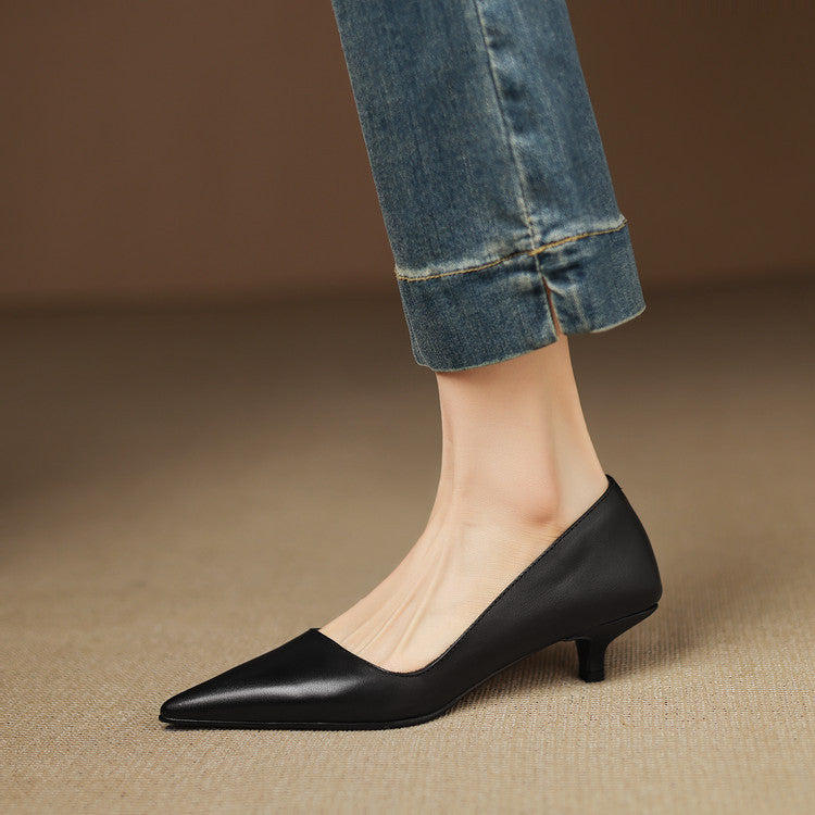 Vienna Genuine Leather Heels
