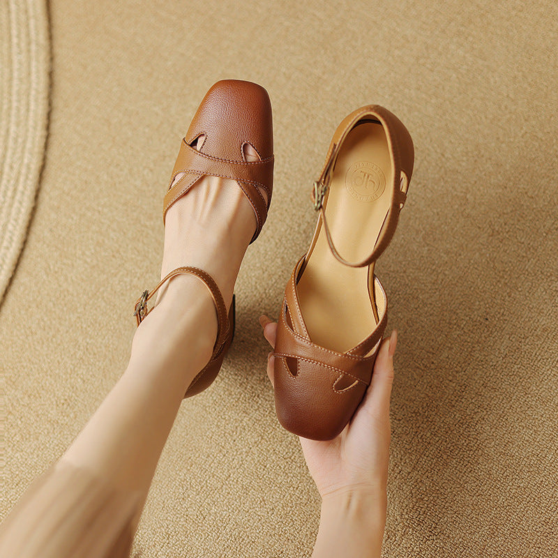 Zolain Genuine Leather Sandals