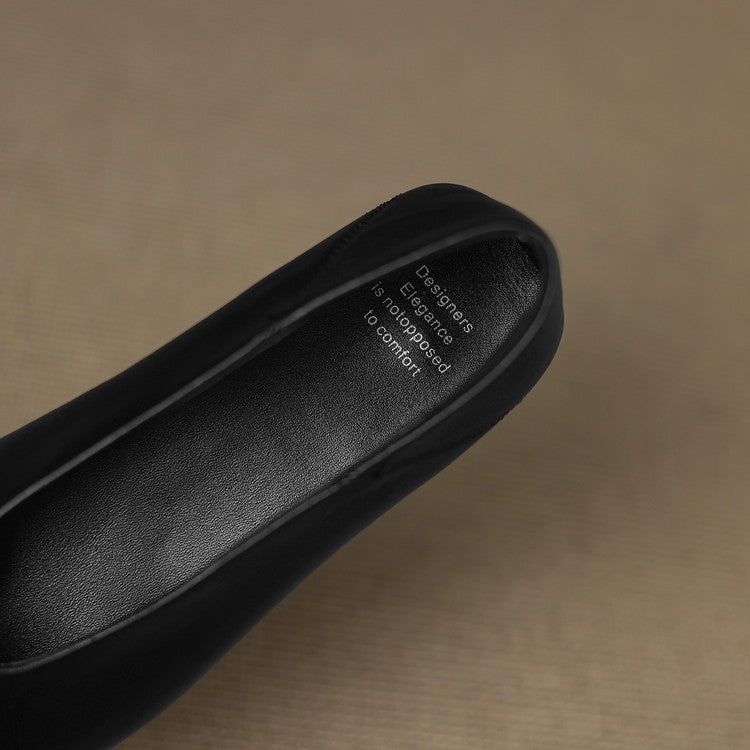 Emor Genuine Leather Flats