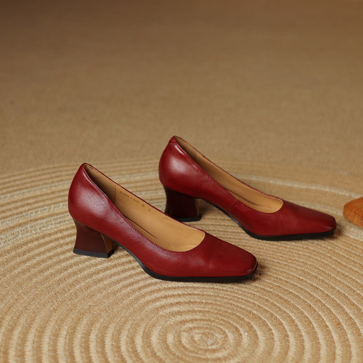 Arlix Genuine Leather Heels