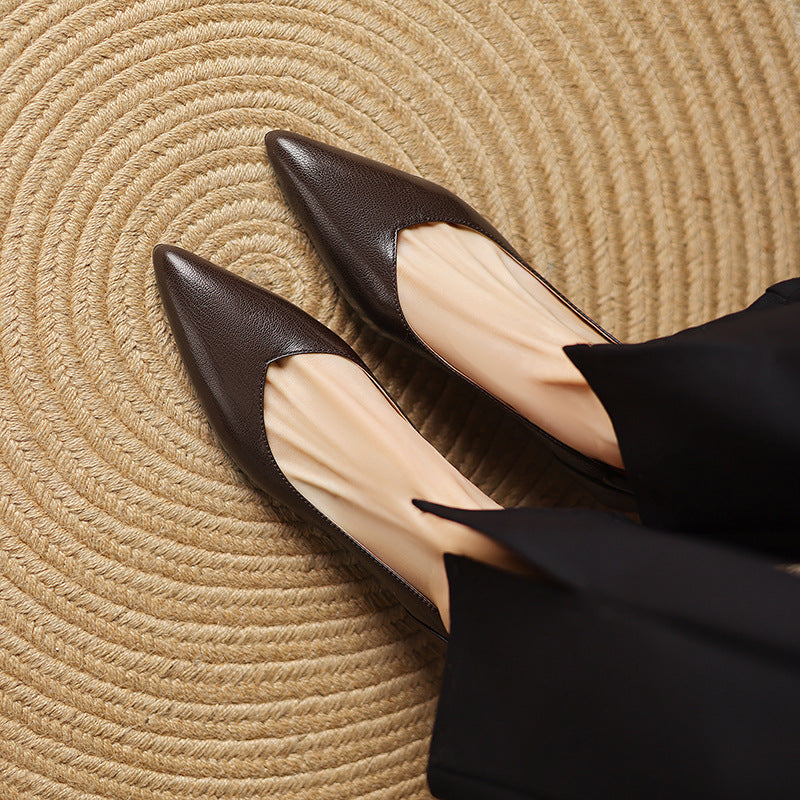 Nera Genuine Leather Heels