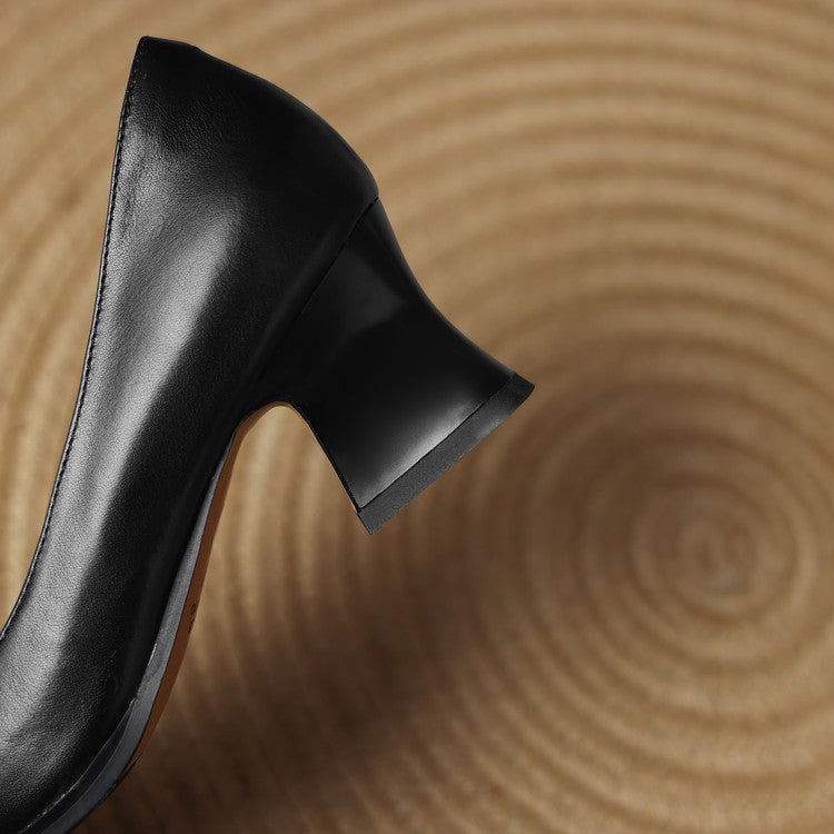 Arlix Genuine Leather Heels