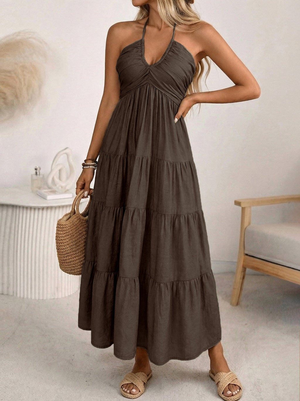 Lillian Flow Cotton Midi Dress