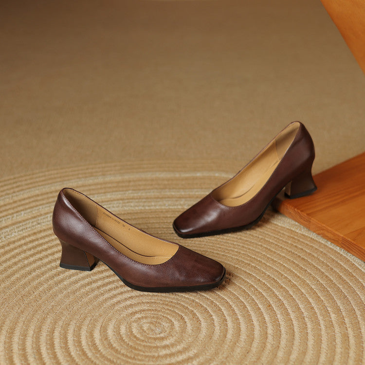 Arlix Genuine Leather Heels