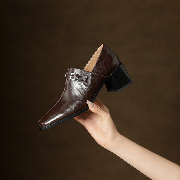Ekra Genuine Leather Heels