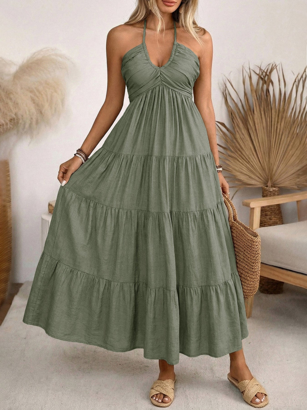 Lillian Flow Cotton Midi Dress