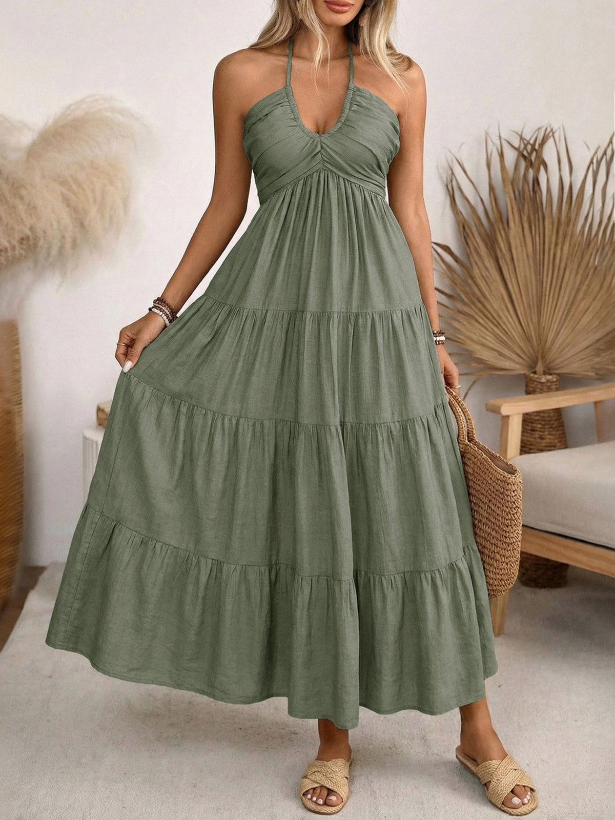 Lillian Flow Cotton Midi Dress