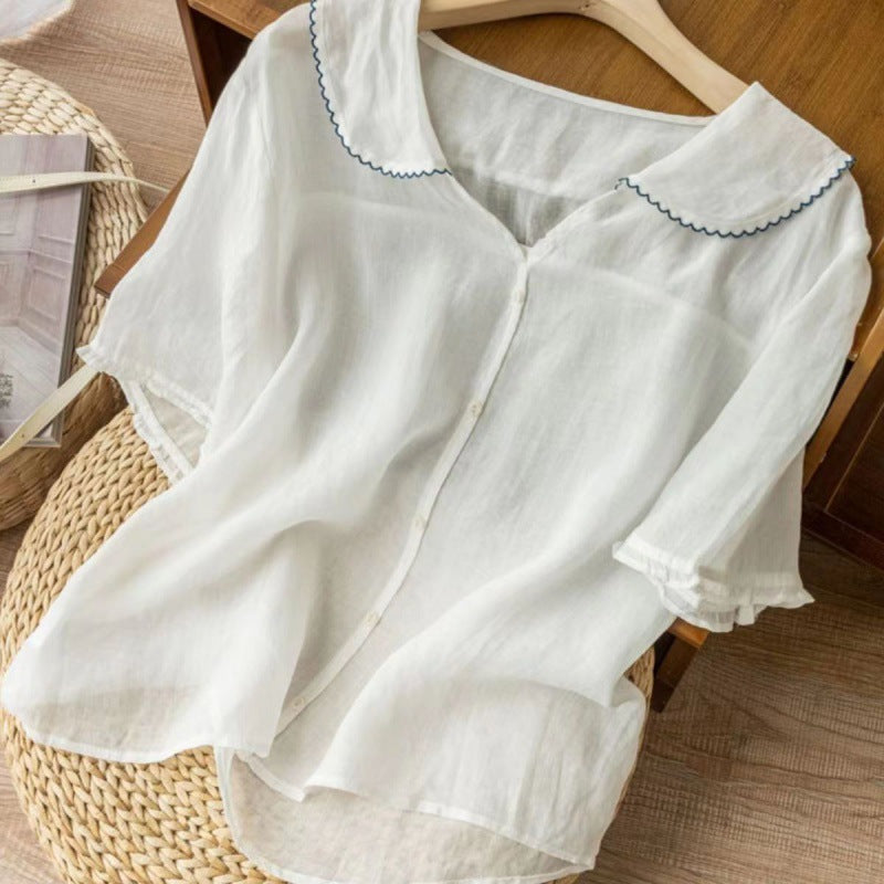 Tiara Linen Blouse