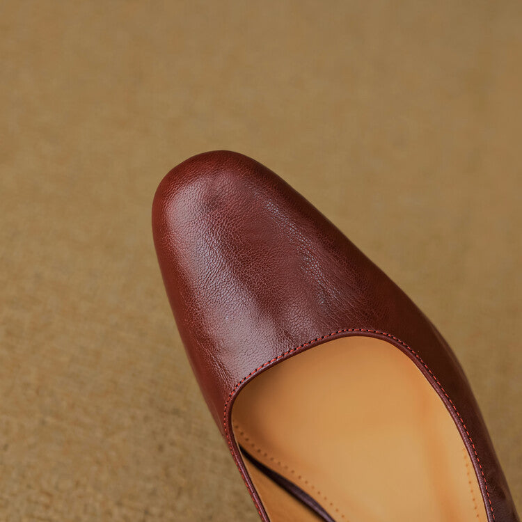 Vian Genuine Leather Mules