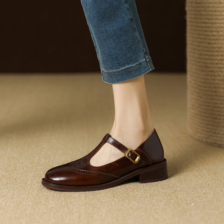 Myra Genuine Leather Shoes