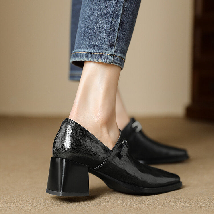 Ekra Genuine Leather Heels