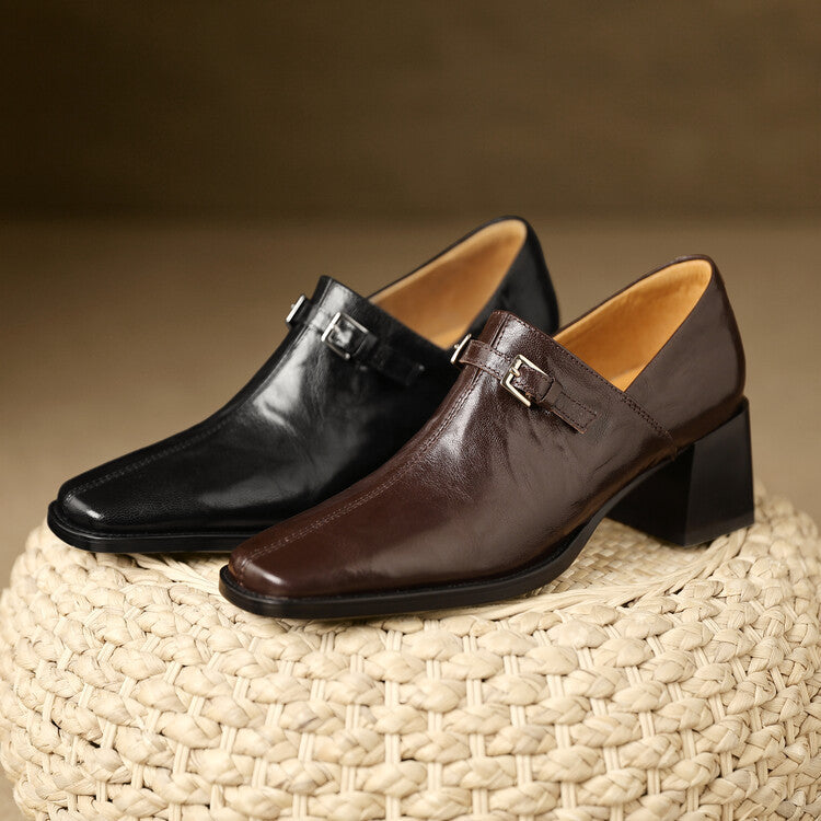 Ekra Genuine Leather Heels