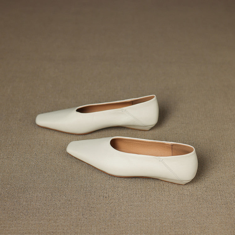 Emor Genuine Leather Flats