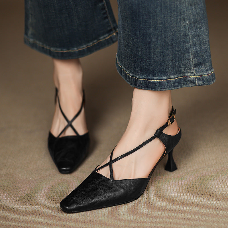Velta Genuine Leather Heels