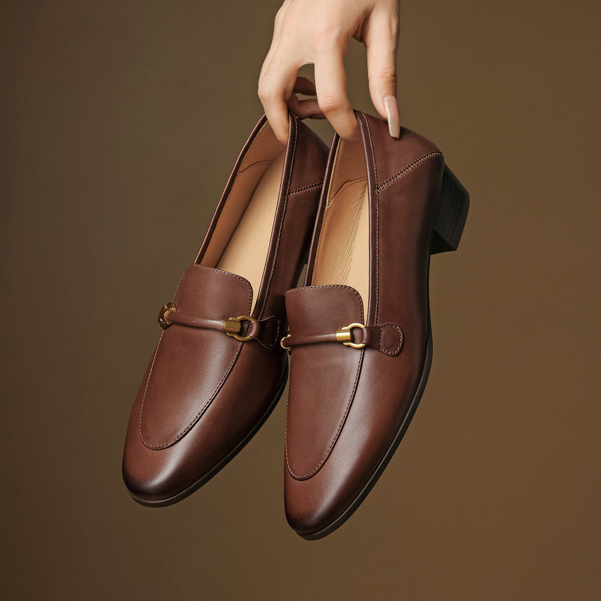 Sera Genuine Leather Loafers