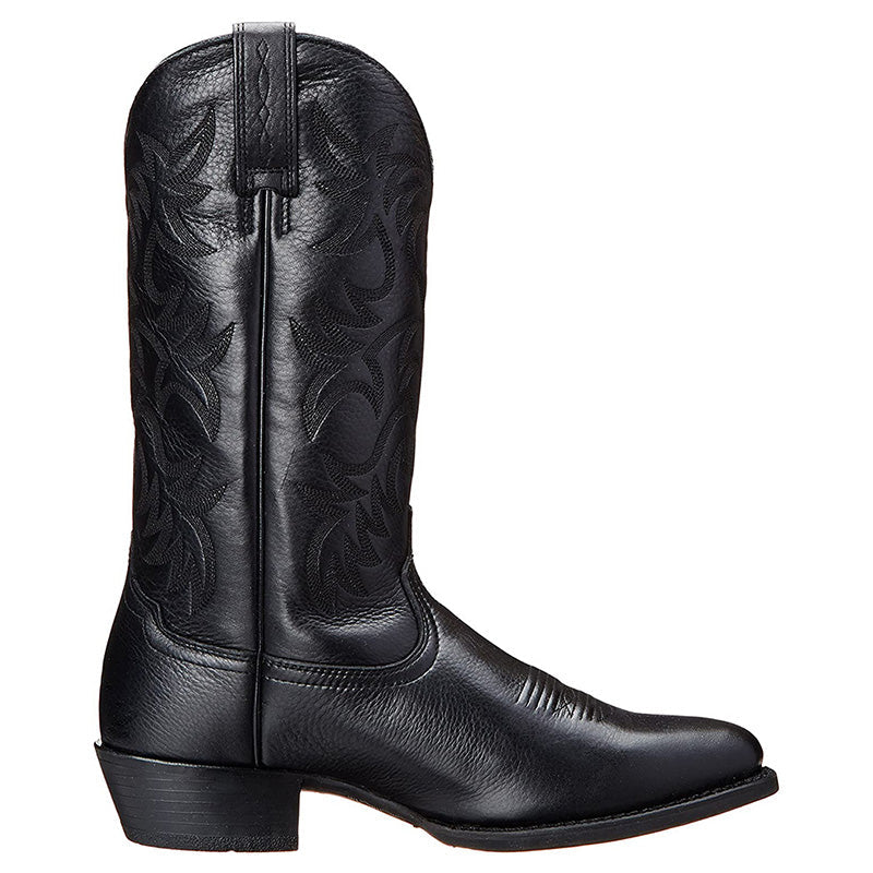 Unisex Embroidered Western Cowboy Boots, Tall Shaft