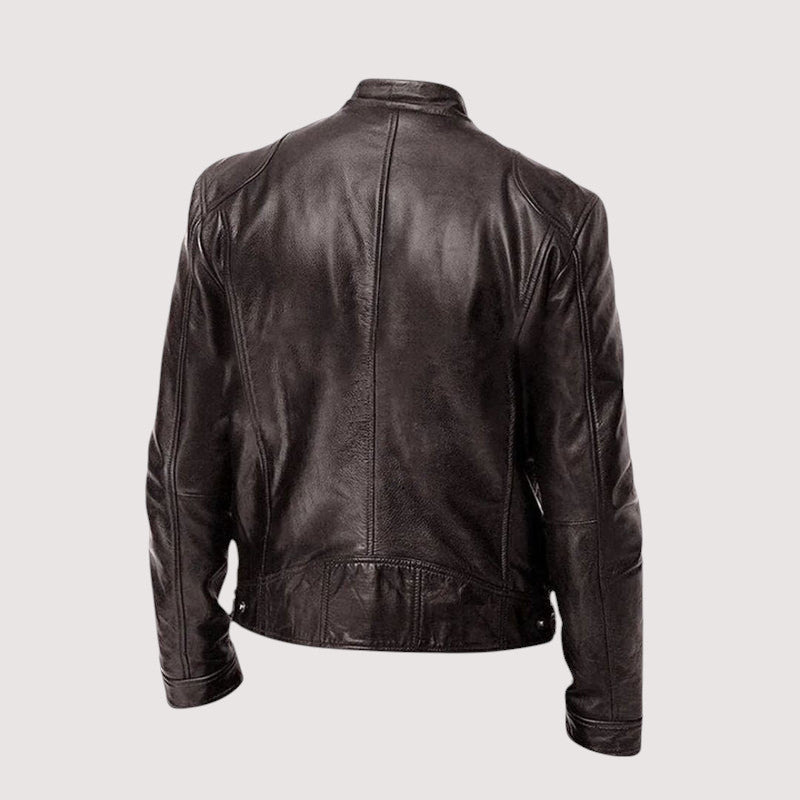 ELEGANT LEATHER JACKET FOR MEN