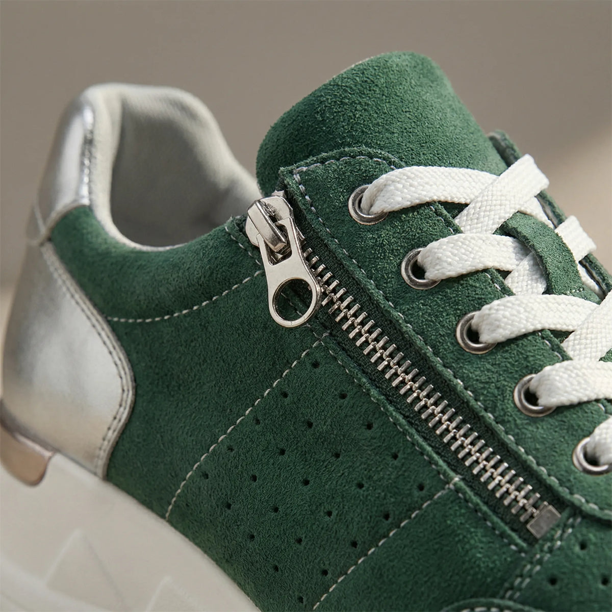 Women's Orthopedic Walking Sneakers Side Zipper