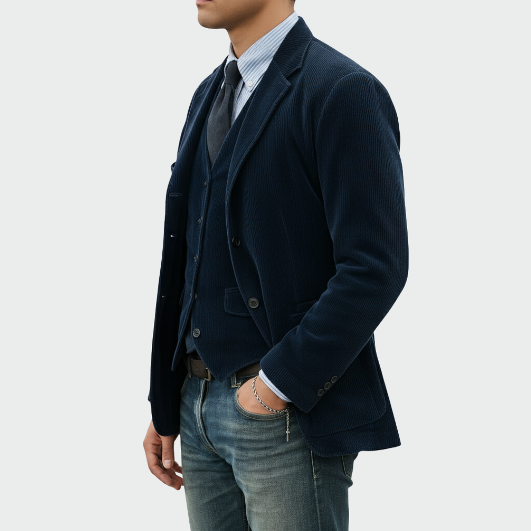 Peter | Men's Elegant Blazer and Vest Set