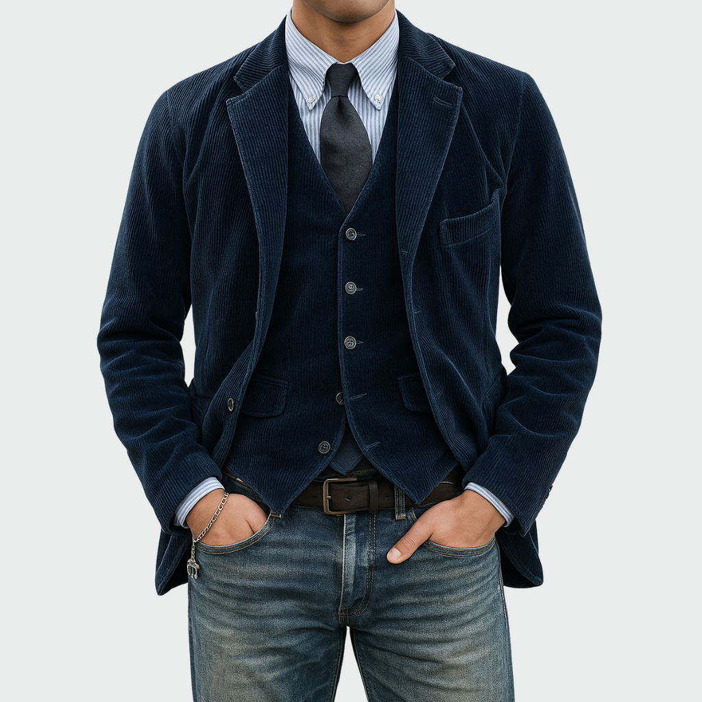 Peter | Men's Elegant Blazer and Vest Set