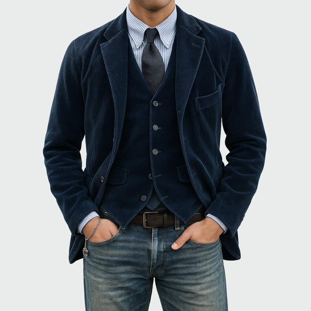 Peter | Men's Elegant Blazer and Vest Set
