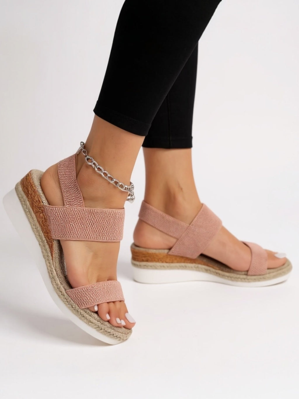 Women's Sandals with Cushioned Insole and Supportive Platform Sole