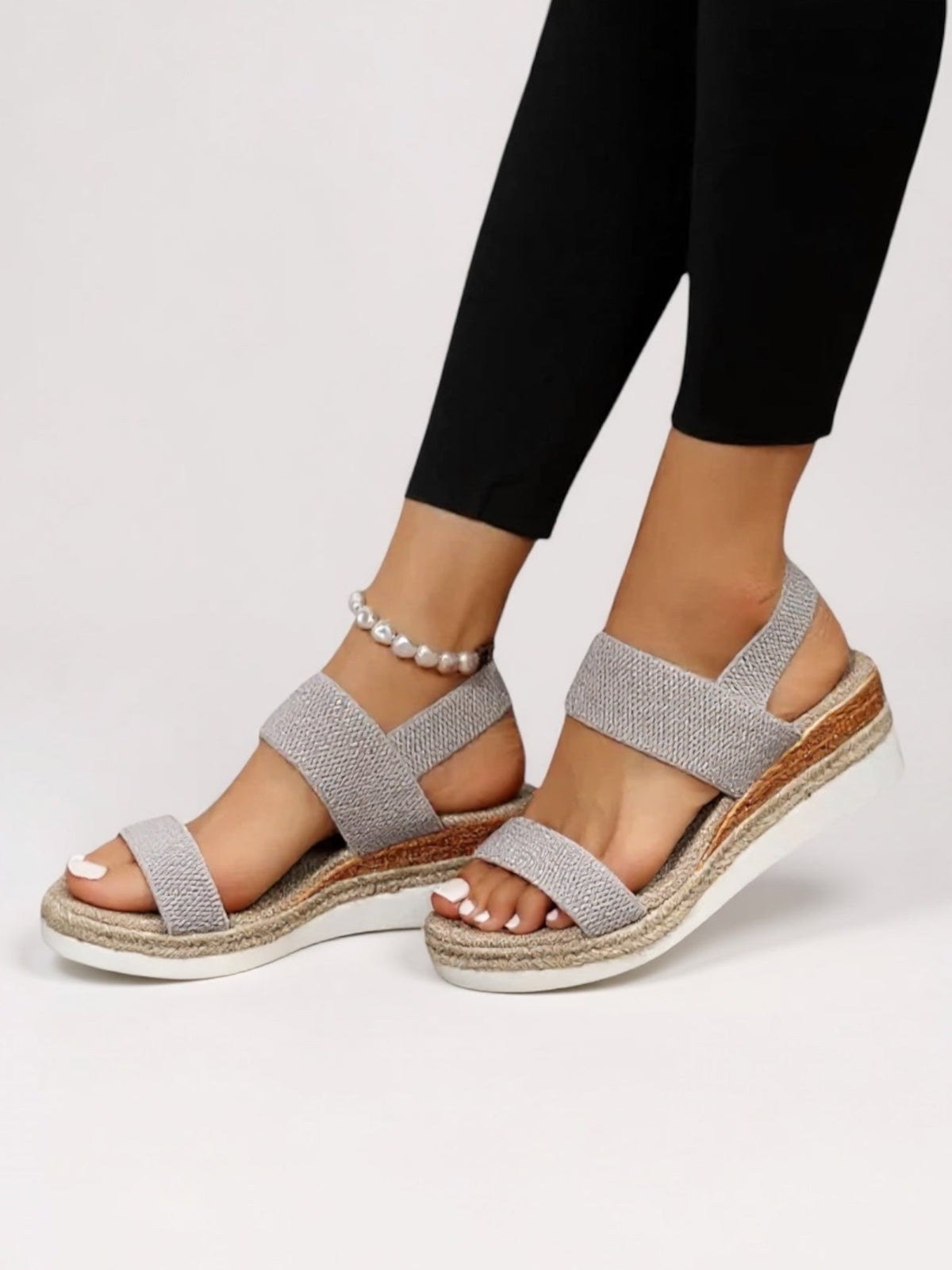 Women's Sandals with Cushioned Insole and Supportive Platform Sole