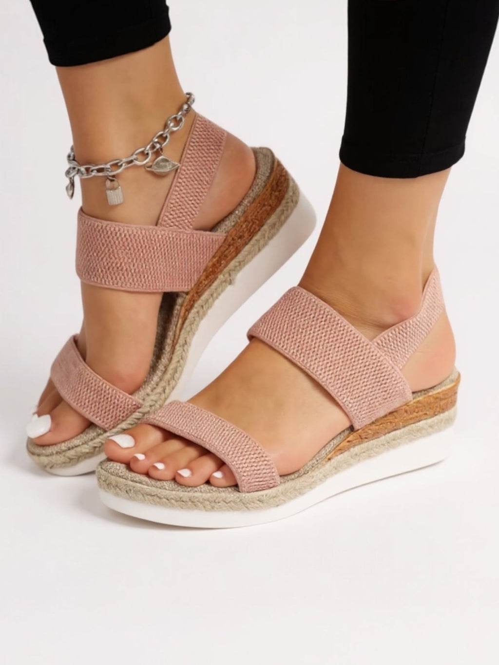 Women's Sandals with Cushioned Insole and Supportive Platform Sole
