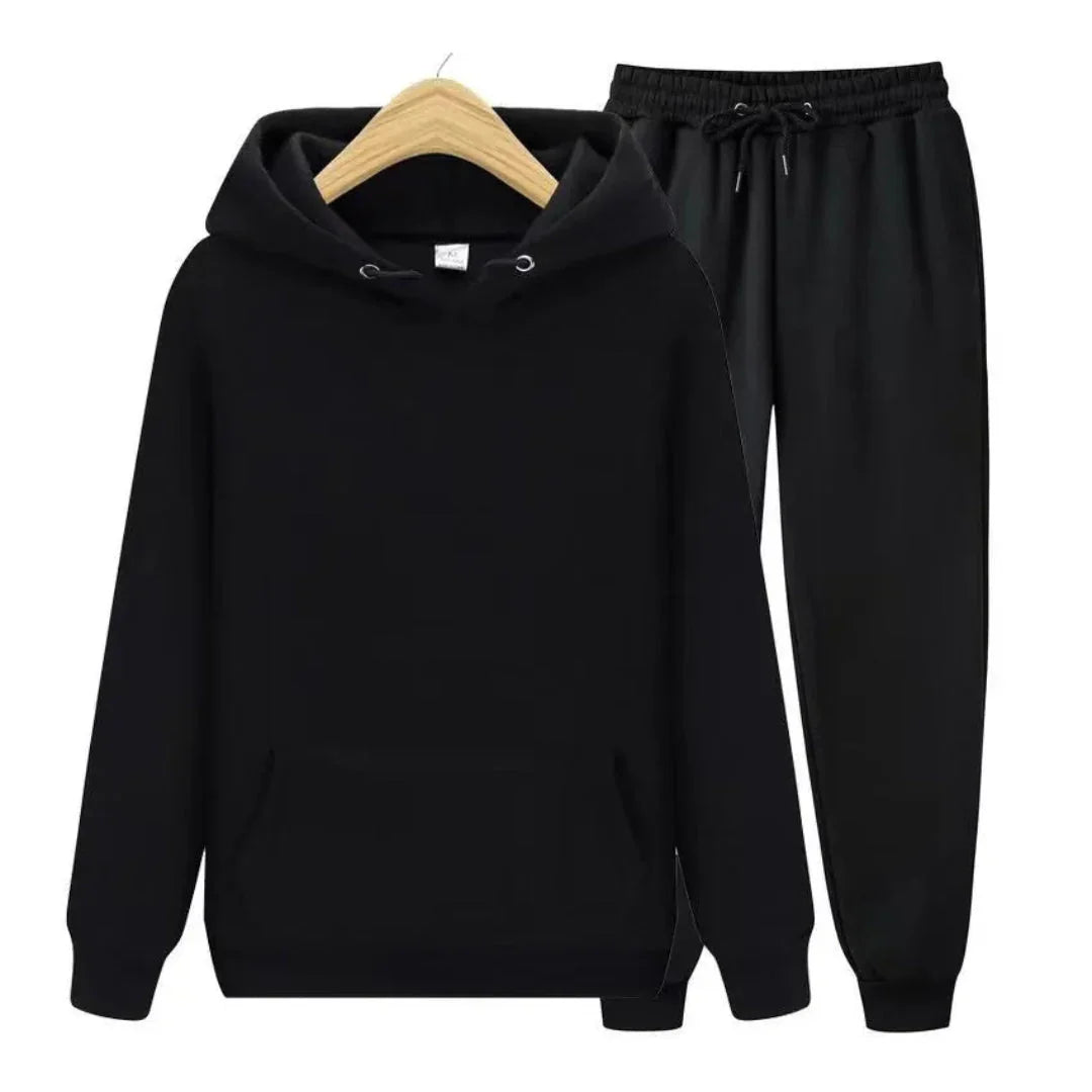 Plain Hooded Fit Tracksuit for Ultimate Comfort