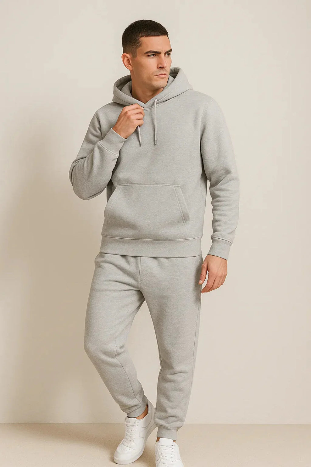 Plain Hooded Fit Tracksuit for Ultimate Comfort