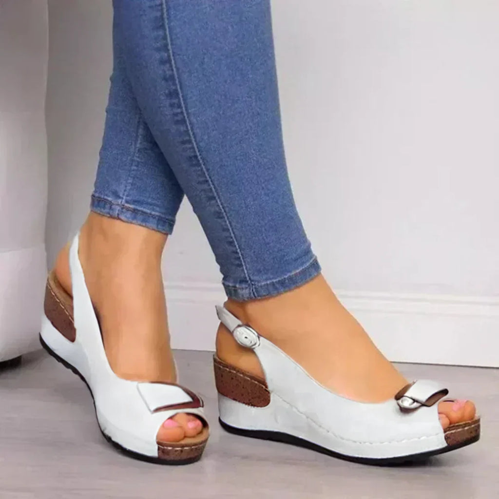 Women's Orthopedic Cushioned Sandals with Contoured Footbed and Slip-Resistant Sole