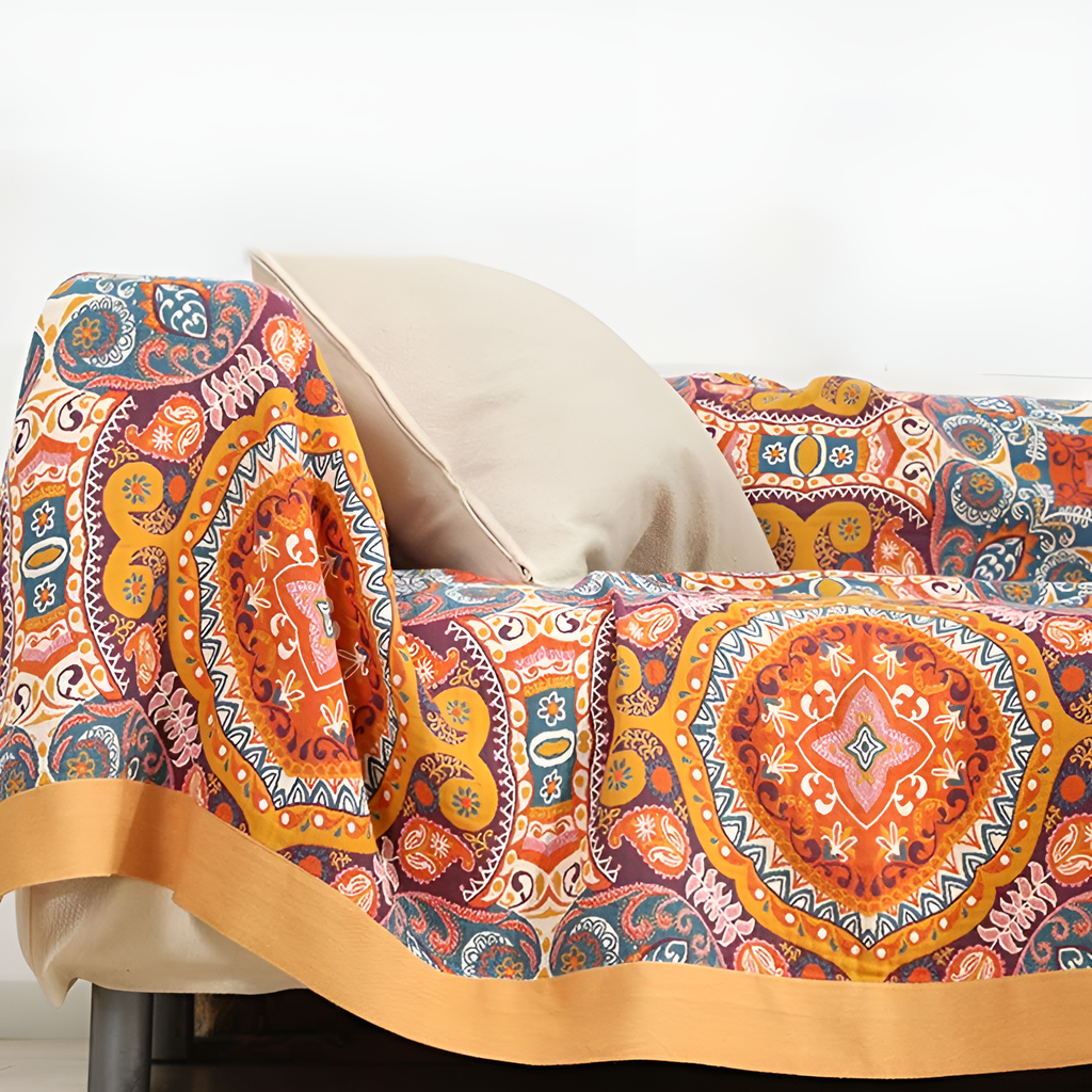Reversible Cooling Boho Blanket for Comfortable Sleep