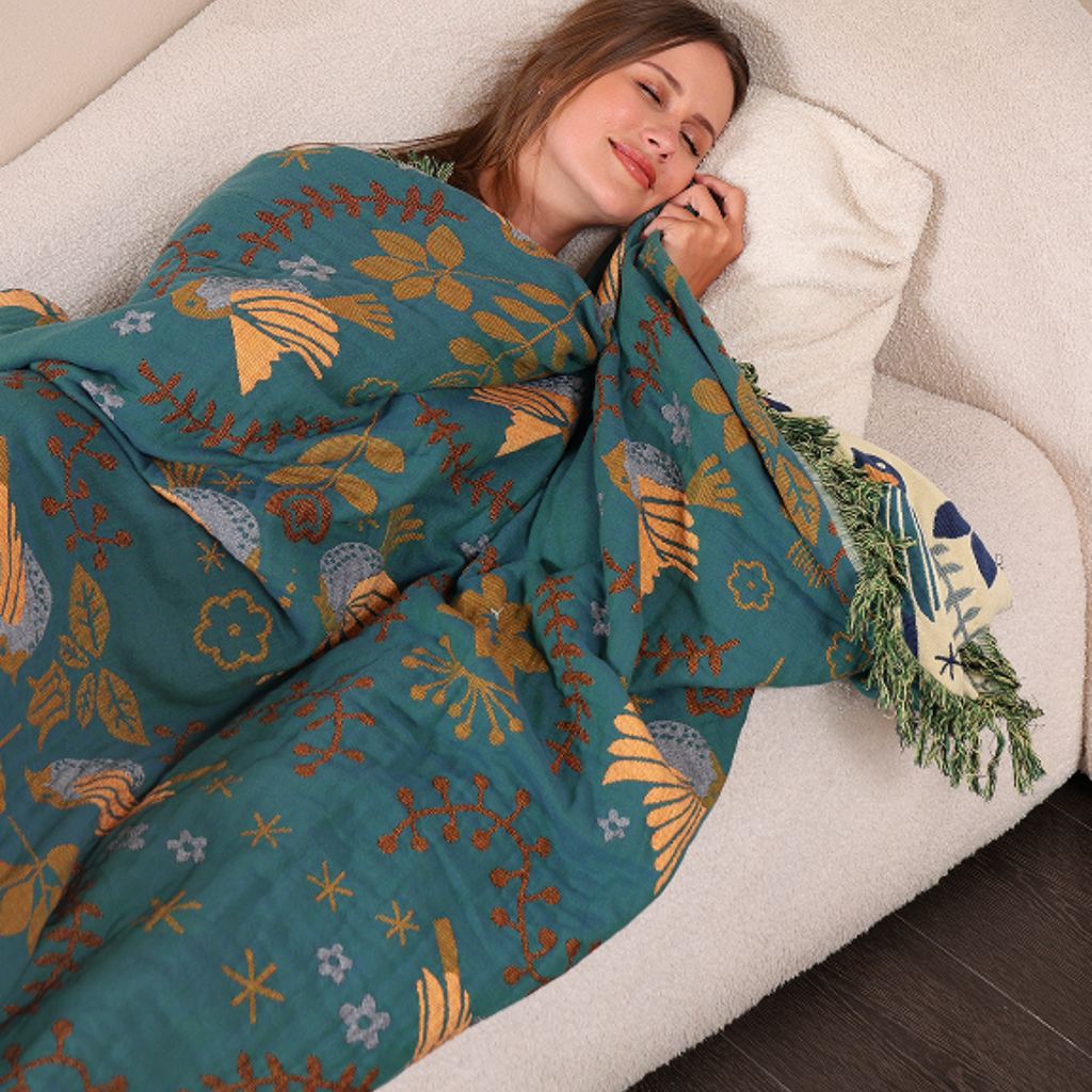 Reversible Cozy Scandinavian Style Blanket
