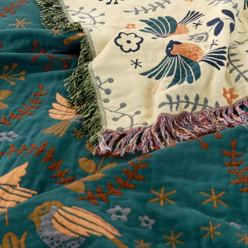 Reversible Cozy Scandinavian Style Blanket