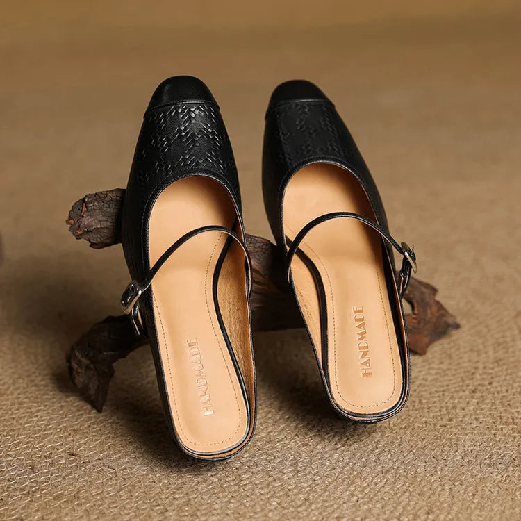 Berla Genuine Leather Mules