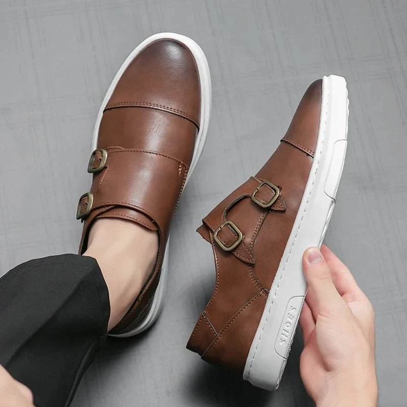 Vero Monk Leather Shoes