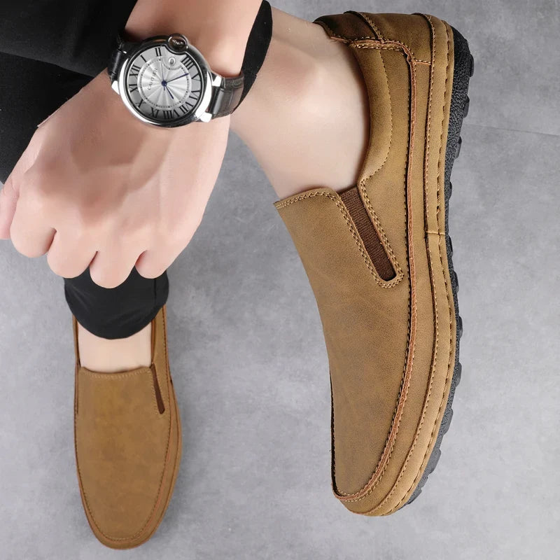 Larvis Genuine Leather Loafers