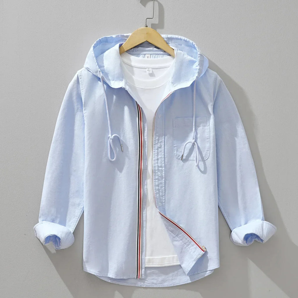 Sunveil Hooded Linen Shirt