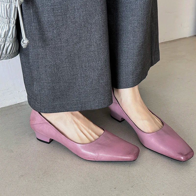 Nicole Genuine Leather Pumps