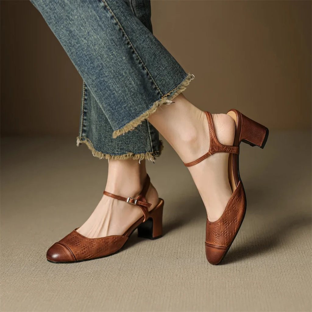 Valery Genuine Leather Pumps