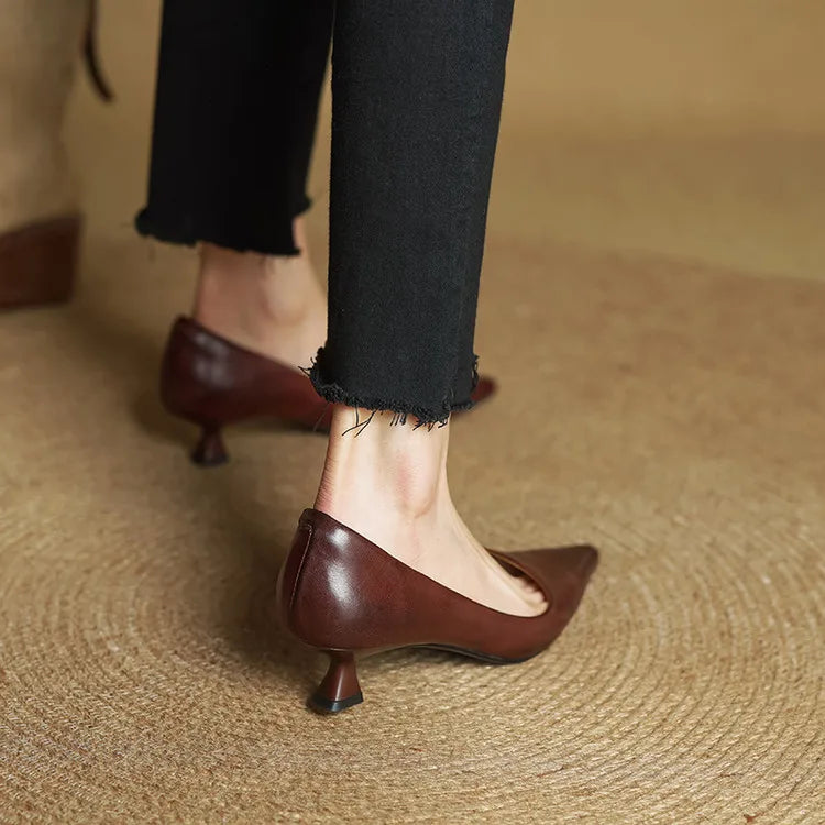 Anok Genuine Leather Heels