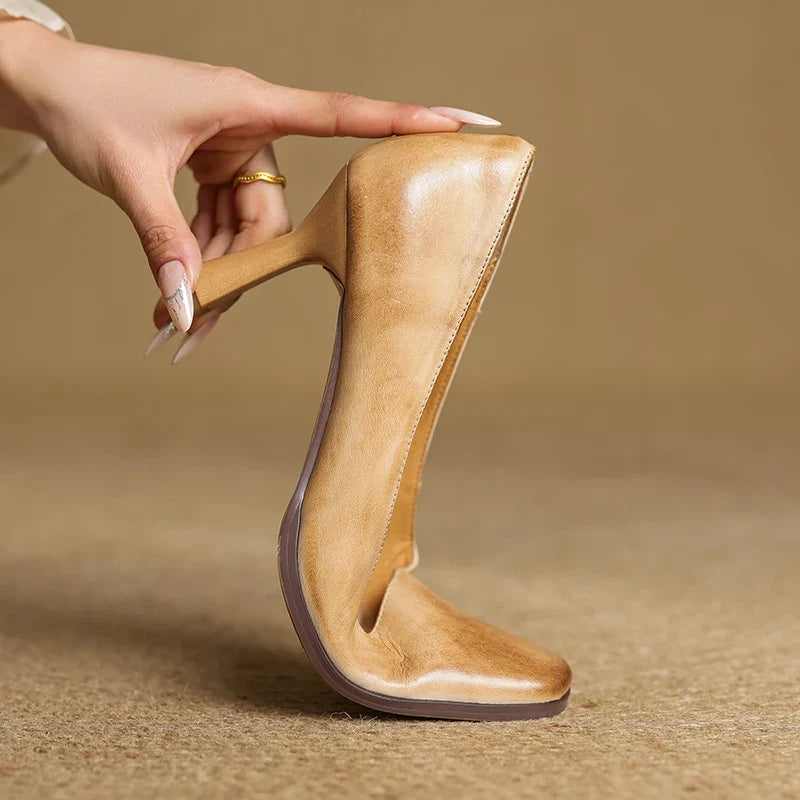 Diara Genuine Leather Heels