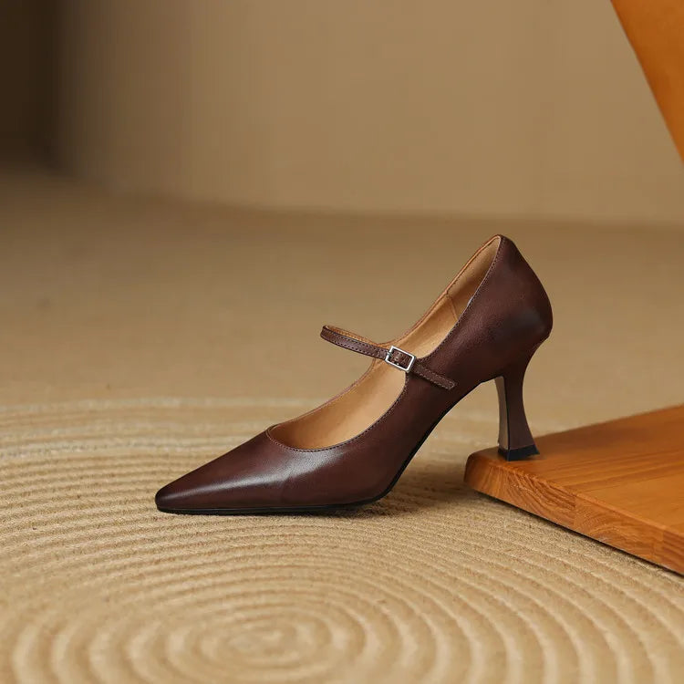 Samara Genuine Leather Heels