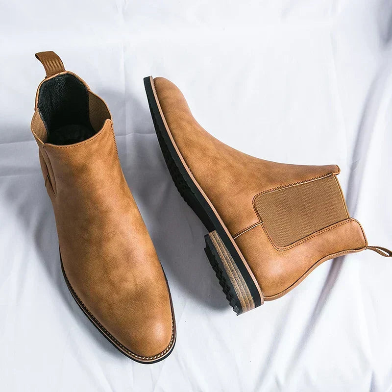Cosmo - Chelsea Leather Boots