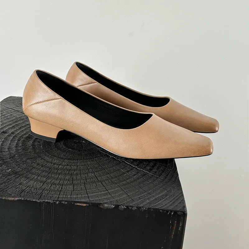 Nicole Genuine Leather Pumps
