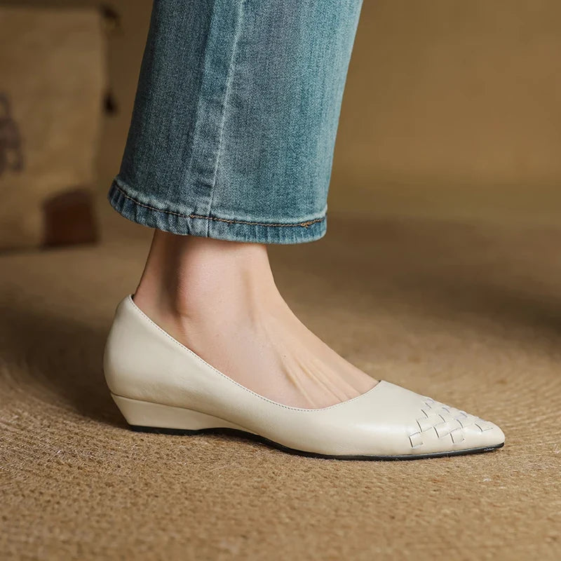 Zelith Genuine Leather Pumps