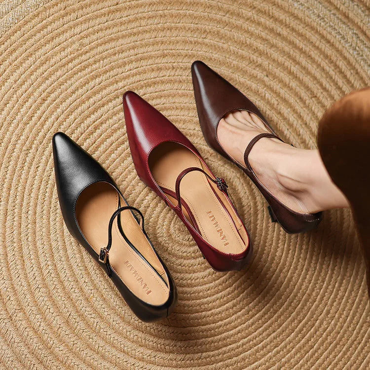 Samara Genuine Leather Heels