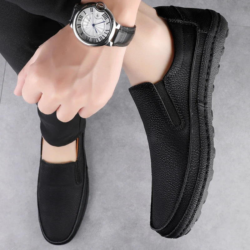 Larvis Genuine Leather Loafers